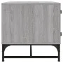 Center table with Sonoma gray glass doors 68.5x50x50 cm by , Coffee table - Ref: Foro24-836544, Price: 49,36 €, Discount: %