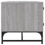 Sonoma grauer Couchtisch mit Glastüren 68,5x50x50 cm von , Couchtisch - Ref: Foro24-836544, Preis: 49,79 €, Rabatt: %