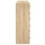 Estantería con puertas madera roble Sonoma 136x37x109 cm de , Librerías y estanterías - Ref: Foro24-3206512, Precio: 222,01 €...
