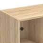 Estantería con puertas madera roble Sonoma 136x37x109 cm de , Librerías y estanterías - Ref: Foro24-3206512, Precio: 222,01 €...