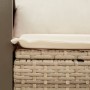 Gartensofa mit 2-Sitzer-Kissen Kunstrattan beige von , Outdoor-Sofas - Ref: Foro24-366084, Preis: 166,94 €, Rabatt: %