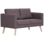 Sofá de 2 plazas de tela color gris taupe by vidaXL, Sofas - Ref: Foro24-281365, Price: 246,40 €, Discount: %