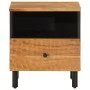 Mesita de noche de madera maciza de acacia 40x33x46 cm de , Mesitas de noche - Ref: Foro24-356861, Precio: 47,24 €, Descuento: %