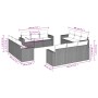 Set de sofás de jardín 12 pzas y cojines ratán sintético marrón by , Modular outdoor sofas - Ref: Foro24-3251106, Price: 993,...