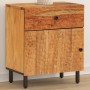 Mesita de noche madera maciza de acacia 50x33x60 cm de , Mesitas de noche - Ref: Foro24-356863, Precio: 65,95 €, Descuento: %