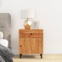 Mesita de noche madera maciza de acacia 50x33x60 cm de , Mesitas de noche - Ref: Foro24-356863, Precio: 65,95 €, Descuento: %