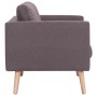 Sofá de 2 plazas de tela color gris taupe by vidaXL, Sofas - Ref: Foro24-281365, Price: 246,40 €, Discount: %