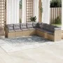 Set de sofás de jardín 9 pzas con cojines ratán sintético beige by , Garden sets - Ref: Foro24-3217779, Price: 551,00 €, Disc...
