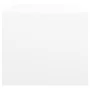 Mesa de centro con puertas de vidrio blanca 102x50x42 cm by , Coffee table - Ref: Foro24-836413, Price: 80,73 €, Discount: %