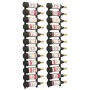Wall wine racks for 12 bottles black iron 2 units by vidaXL, Wine racks - Ref: Foro24-282467, Price: 97,83 €, Discount: %