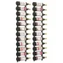 Wall wine racks for 12 bottles black iron 2 units by vidaXL, Wine racks - Ref: Foro24-282467, Price: 97,54 €, Discount: %