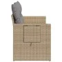 Sofá de jardín con cojines de 2 plazas ratán sintético beige by , Outdoor sofas - Ref: Foro24-366094, Price: 156,92 €, Discou...