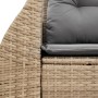 Sofá de jardín con cojines de 2 plazas ratán sintético beige by , Outdoor sofas - Ref: Foro24-366094, Price: 159,56 €, Discou...