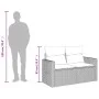 Sofá de jardín con cojines de 2 plazas ratán sintético beige by , Outdoor sofas - Ref: Foro24-366094, Price: 156,92 €, Discou...