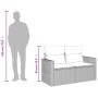 Sofá de jardín con cojines de 2 plazas ratán sintético beige by , Outdoor sofas - Ref: Foro24-366094, Price: 159,56 €, Discou...