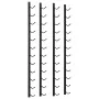 Wall wine racks for 12 bottles black iron 2 units by vidaXL, Wine racks - Ref: Foro24-282467, Price: 97,54 €, Discount: %