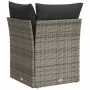 Graues Gartenecksofa mit Kissen aus synthetischem Rattan von , Outdoor-Sofas - Ref: Foro24-366113, Preis: 79,56 €, Rabatt: %