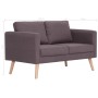 Sofá de 2 plazas de tela color gris taupe by vidaXL, Sofas - Ref: Foro24-281365, Price: 246,40 €, Discount: %