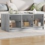 Couchtisch mit grauen Sonoma-Glastüren 102x50x42 cm von , Couchtisch - Ref: Foro24-836418, Preis: 81,15 €, Rabatt: %