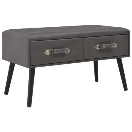 Gray synthetic leather coffee table 80x40x46 cm by vidaXL, Coffee table - Ref: Foro24-247545, Price: 67,18 €, Discount: %