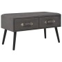 Gray synthetic leather coffee table 80x40x46 cm by vidaXL, Coffee table - Ref: Foro24-247545, Price: 73,46 €, Discount: %