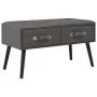 Gray synthetic leather coffee table 80x40x46 cm by vidaXL, Coffee table - Ref: Foro24-247545, Price: 67,18 €, Discount: %