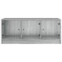 Couchtisch mit grauen Sonoma-Glastüren 102x50x42 cm von , Couchtisch - Ref: Foro24-836418, Preis: 81,15 €, Rabatt: %