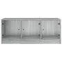 Mesa de centro con puertas de vidrio gris Sonoma 102x50x42 cm de , Mesas de centro - Ref: Foro24-836418, Precio: 80,14 €, Des...