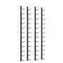 Wall wine racks for 12 bottles black iron 2 units by vidaXL, Wine racks - Ref: Foro24-282467, Price: 97,54 €, Discount: %