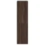 Aparador con puerta de vidrio marrón roble 35x37x142 cm by , Sideboards - Ref: Foro24-836447, Price: 88,37 €, Discount: %