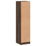 Aparador con puerta de vidrio marrón roble 35x37x142 cm by , Sideboards - Ref: Foro24-836447, Price: 88,37 €, Discount: %