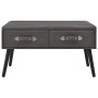 Gray synthetic leather coffee table 80x40x46 cm by vidaXL, Coffee table - Ref: Foro24-247545, Price: 73,46 €, Discount: %