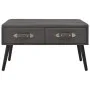 Gray synthetic leather coffee table 80x40x46 cm by vidaXL, Coffee table - Ref: Foro24-247545, Price: 67,18 €, Discount: %