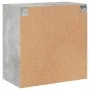 Mueble de pared puertas de vidrio gris hormigón 68x37x68,5 cm by , Lockers and storage cabinets - Ref: Foro24-836493, Price: ...