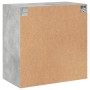Wandmöbel mit grauen Glastüren und Betonoptik, 68x37x68,5 cm. von , Schließfächer und Lagerschränke - Ref: Foro24-836493, Pre...