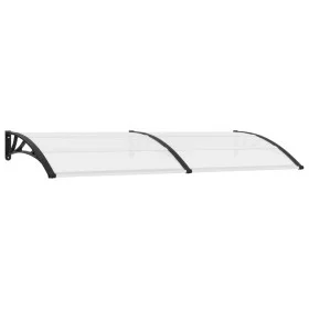 Vordach für Tür PC schwarz und transparent 240x75 cm von vidaXL, Markisen - Ref: Foro24-144816, Preis: 76,75 €, Rabatt: %