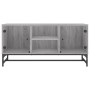 TV-Möbel mit grauen Sonoma-Glastüren 102x37x50 cm. von , TV-Möbel - Ref: Foro24-836537, Preis: 49,85 €, Rabatt: %