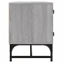 Mueble de TV con puertas de vidrio gris Sonoma 102x37x50 cm by , TV Furniture - Ref: Foro24-836537, Price: 49,42 €, Discount: %