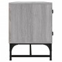 TV-Möbel mit grauen Sonoma-Glastüren 102x37x50 cm. von , TV-Möbel - Ref: Foro24-836537, Preis: 49,85 €, Rabatt: %