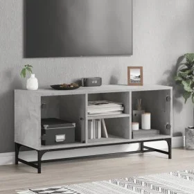 TV-Möbel mit grauen Betonglastüren 102x37x50 cm von , TV-Möbel - Ref: Foro24-836535, Preis: 66,60 €, Rabatt: %