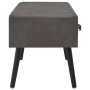 Gray synthetic leather coffee table 80x40x46 cm by vidaXL, Coffee table - Ref: Foro24-247545, Price: 73,46 €, Discount: %