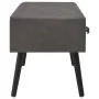Gray synthetic leather coffee table 80x40x46 cm by vidaXL, Coffee table - Ref: Foro24-247545, Price: 67,18 €, Discount: %
