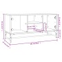Mueble de TV con puertas de vidrio gris hormigón 102x37x50 cm by , TV Furniture - Ref: Foro24-836535, Price: 67,46 €, Discoun...