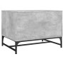 Mesa de centro puertas de vidrio gris hormigón 68,5x50x50 cm by , Coffee table - Ref: Foro24-836542, Price: 48,34 €, Discount: %