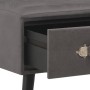 Gray synthetic leather coffee table 80x40x46 cm by vidaXL, Coffee table - Ref: Foro24-247545, Price: 73,46 €, Discount: %