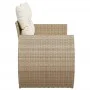 Sofá de jardín con cojines de 2 plazas ratán sintético beige by , Outdoor sofas - Ref: Foro24-366080, Price: 209,43 €, Discou...