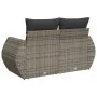 Sofá de jardín con cojines 2 plazas ratán sintético gris by , Outdoor sofas - Ref: Foro24-366124, Price: 182,69 €, Discount: %