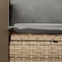 Sofá de jardín con cojines de 2 plazas ratán sintético beige by , Outdoor sofas - Ref: Foro24-366111, Price: 157,23 €, Discou...