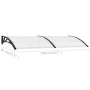 Marquesina para puerta PC negro y transparente 240x75 cm de vidaXL, Toldos - Ref: Foro24-144816, Precio: 75,20 €, Descuento: %