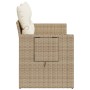 Sofá de jardín con cojines de 2 plazas ratán sintético beige by , Outdoor sofas - Ref: Foro24-366061, Price: 168,15 €, Discou...